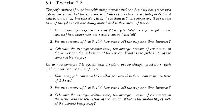 of time with parameter S. Only one computer is being repaired at