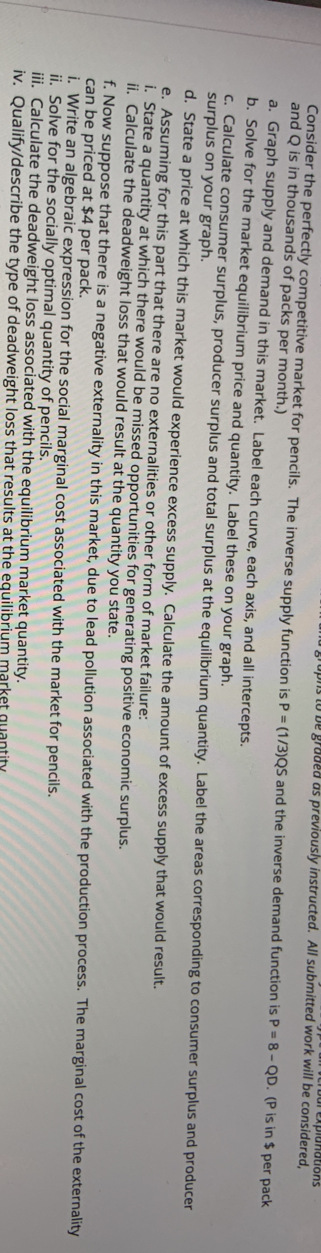 previously instructed. All submitted work will be considered, Consider the perfectly