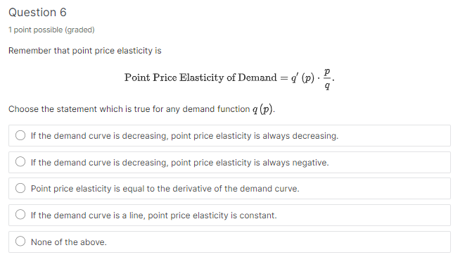 by percent change in income. Consider the income elasticity of demand for