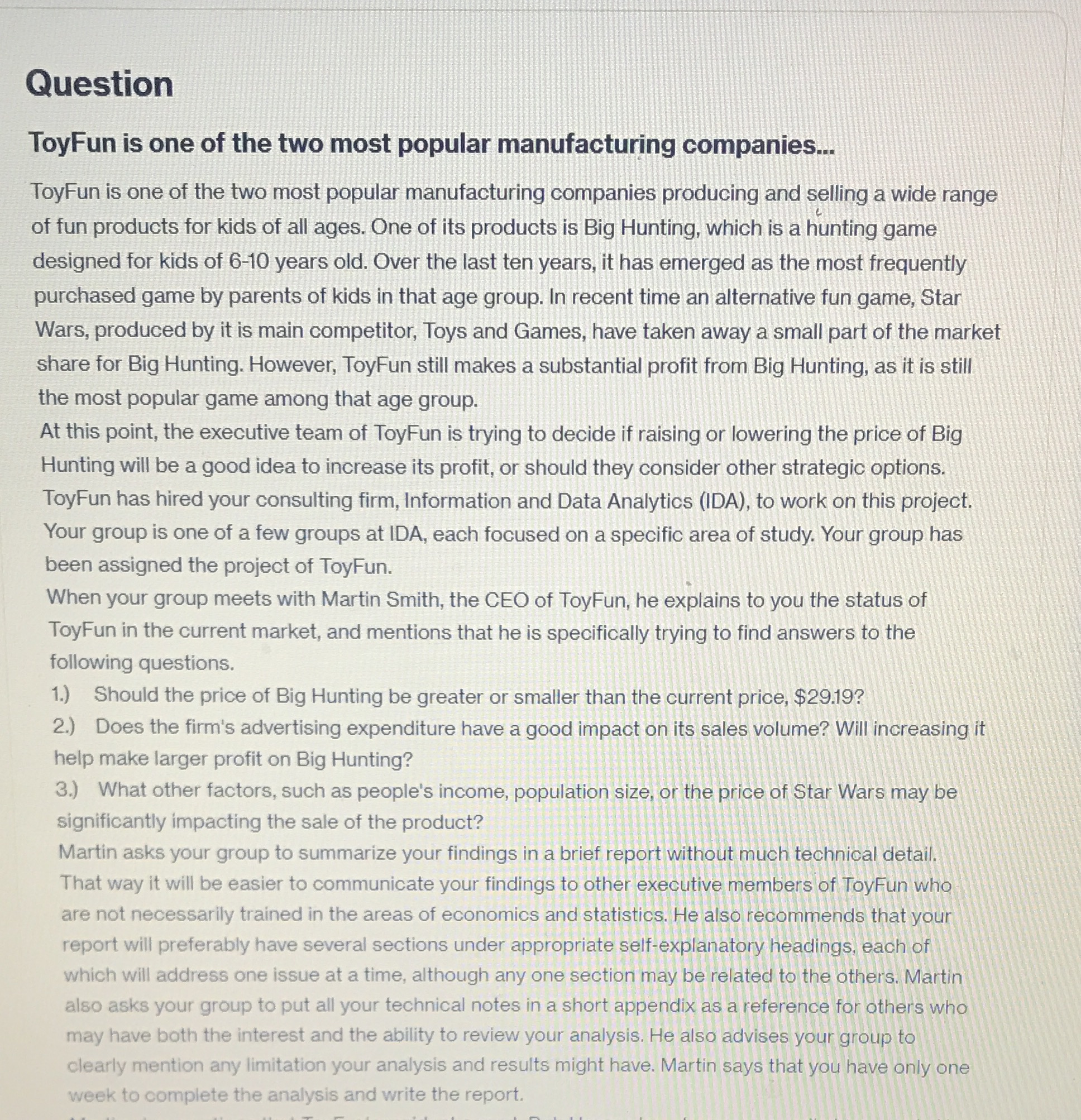 I do not know where to even start. Can you help me