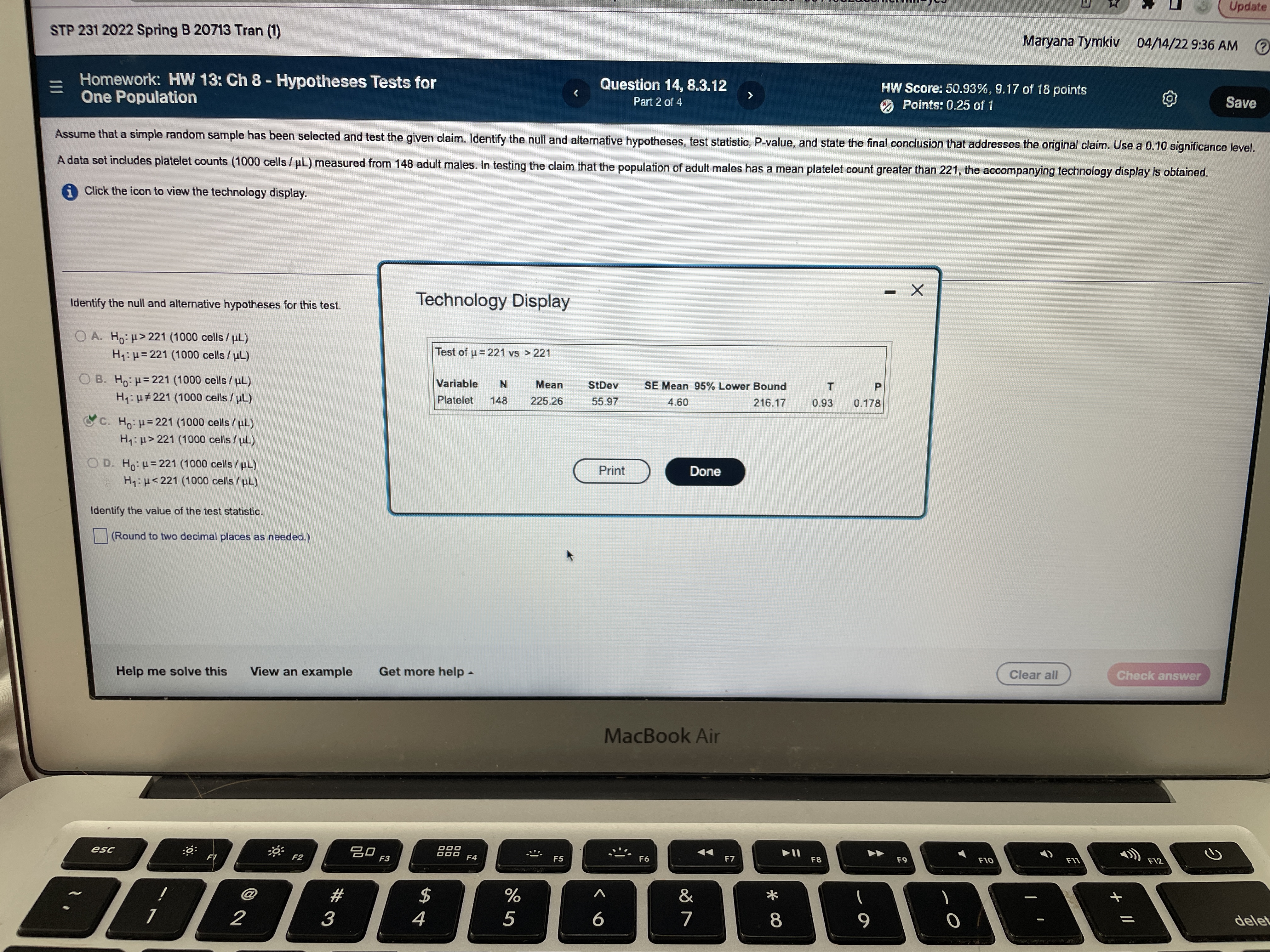 Save Claim: The mean pulse rate (in beats per minute) of adult