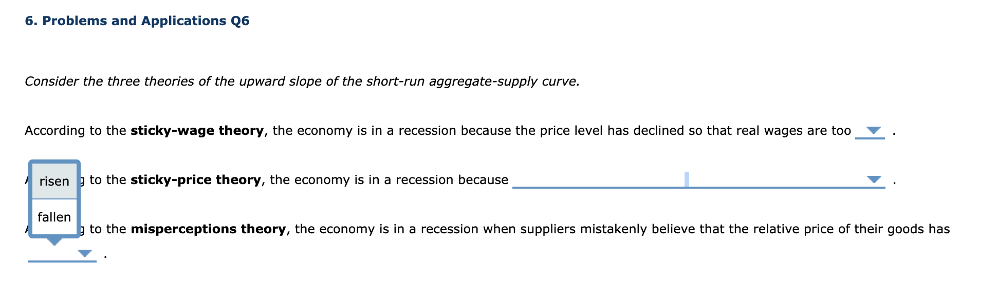 what will happen to output and the price level in the long
