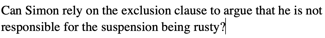 How would I answer this question using IRAC (issue, rule, application, conclusion)?