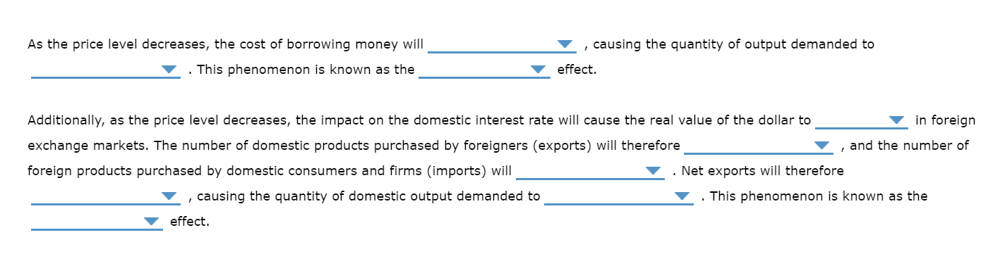 X, the quantity of output demanded is $300 billion, and the price
