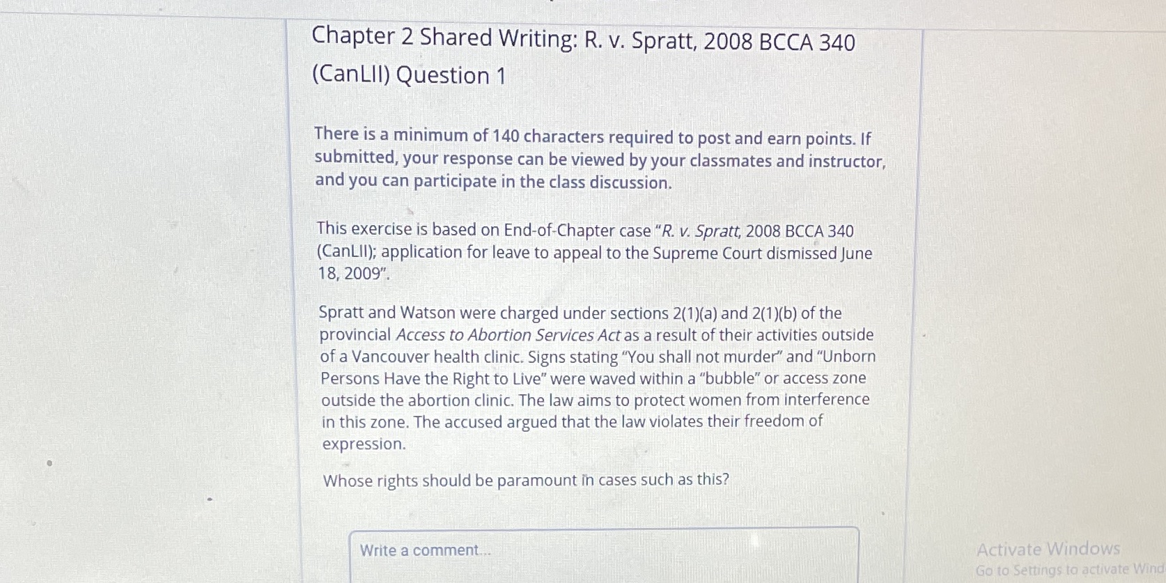  Chapter 2 Shared Writing: R. v. Spratt, 2008 BCCA 340 (CanLII)