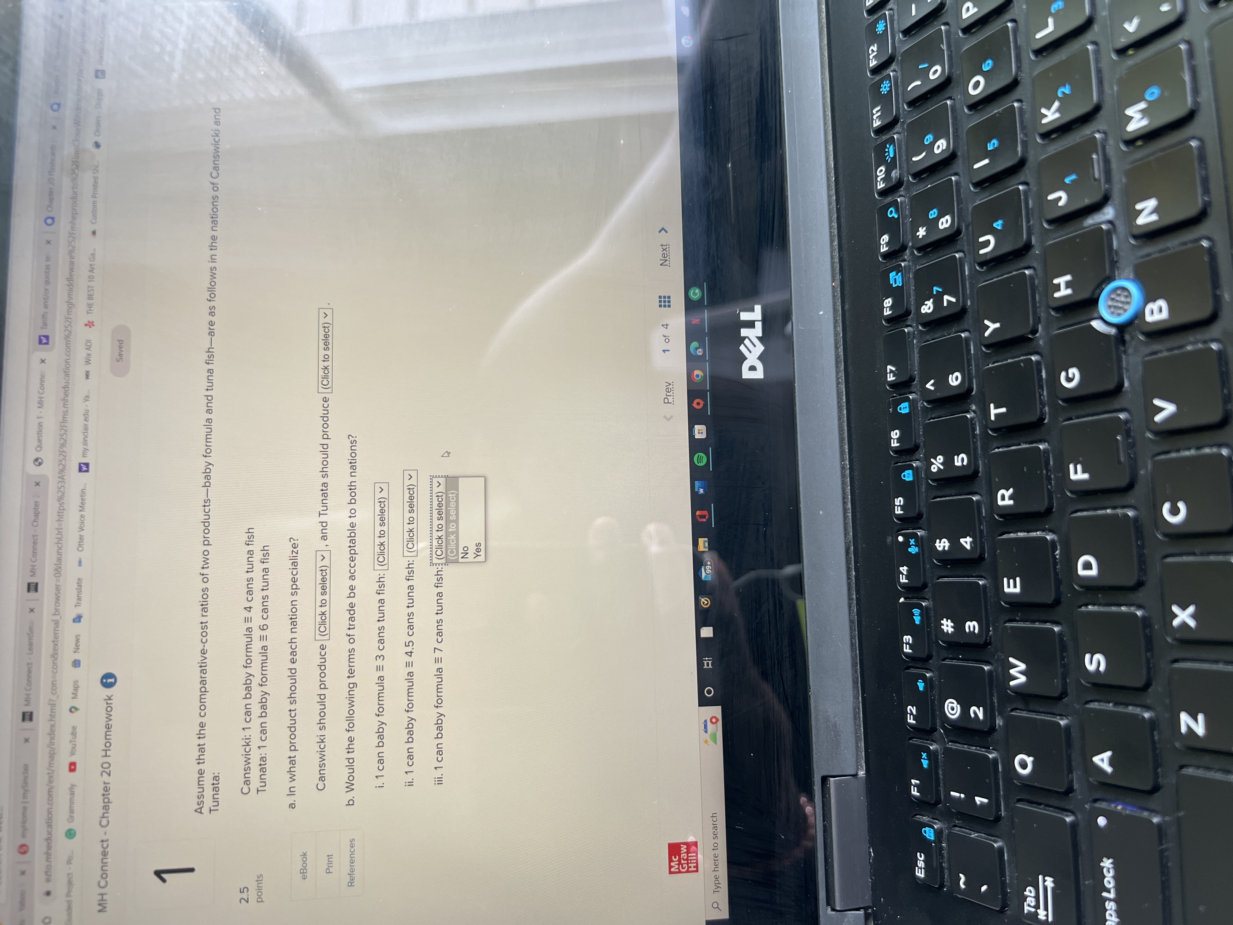 nations of Canswicki and Tunata: 2.5 Canswicki: 1 can baby formula =