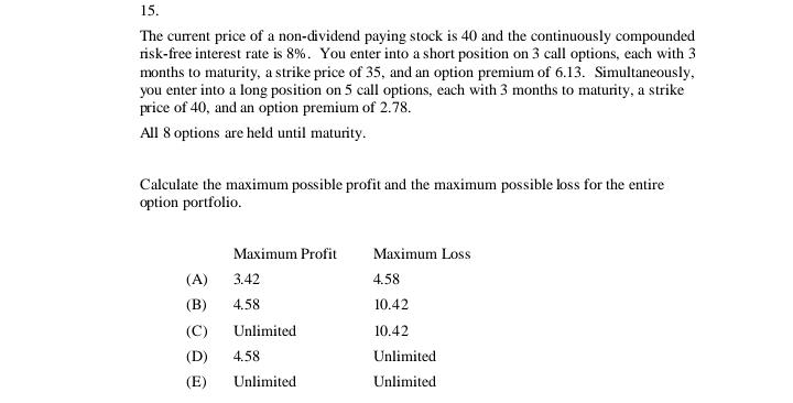 Shea Pries Match the charts with the option strategies. Bull Spread Straddle