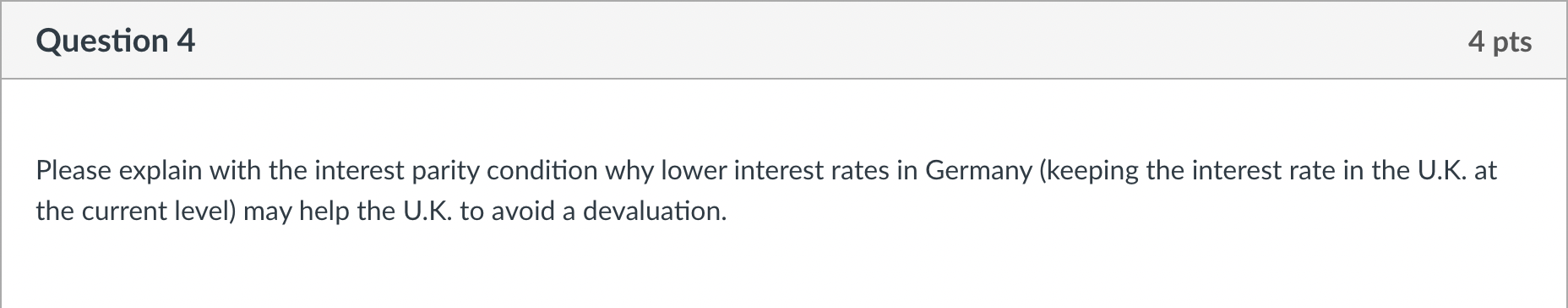 the nominal exchange rate defined in our course if assuming the U.K.