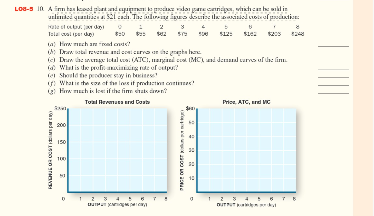 How do you find the average variable cost:output: 0 1 2 3