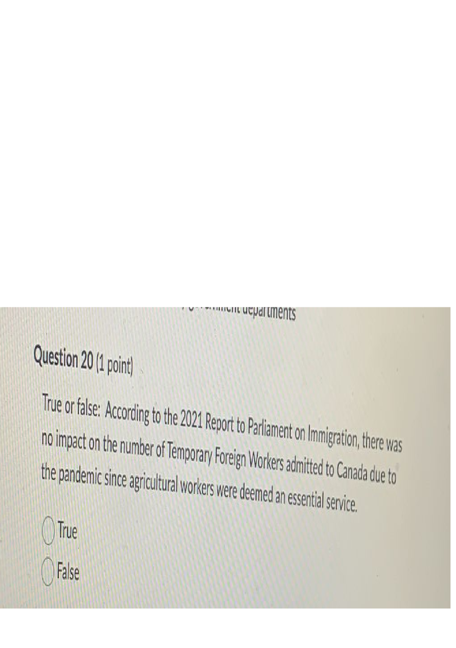 legitimate expectations of the administrative decision-maker. O b) require non-citizens seeking to