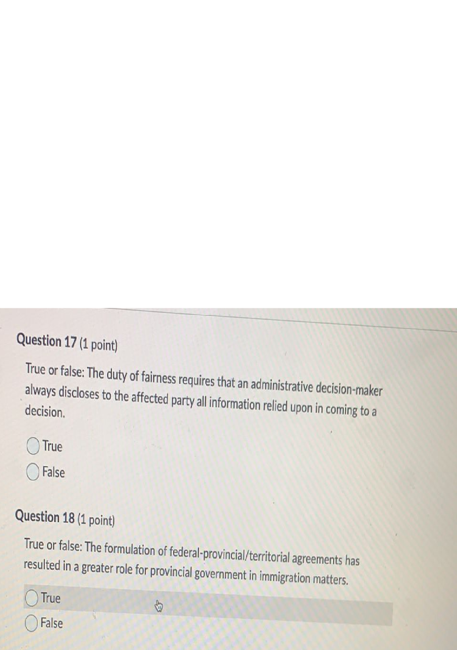 a full oral (in person) hearing. O c) do not take into