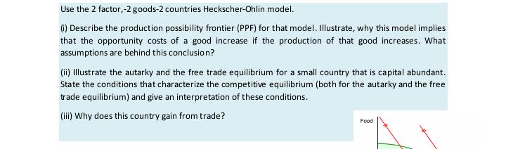 of trade between countries is based on specialization in production as formulated
