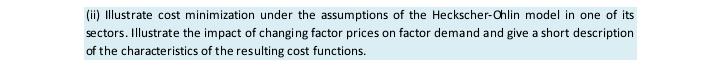 in detail the effects of trade liberalization (the move from autarky to