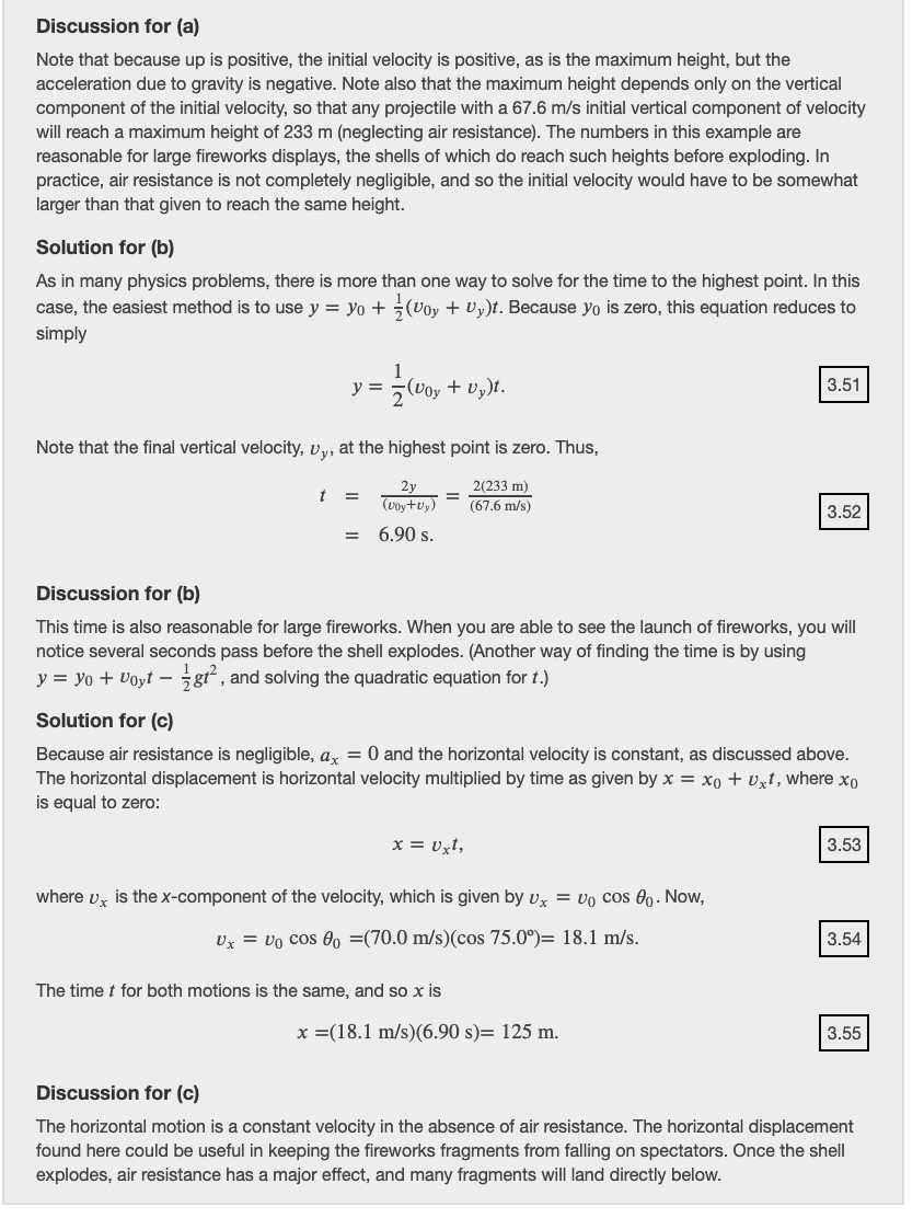 the ball hits the ground? (d)What is the velocity (including both the