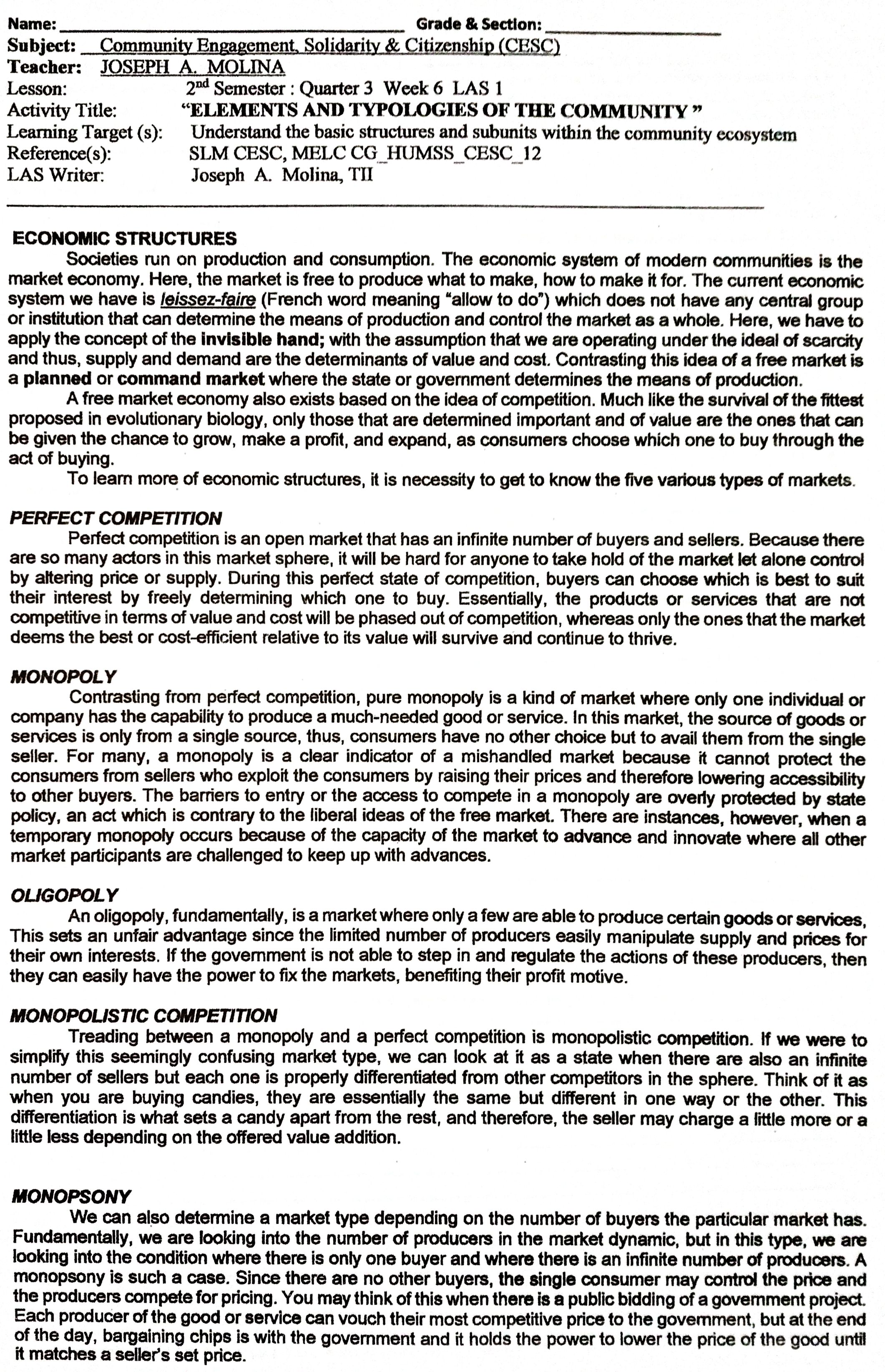 Hello ma'am/sir. I humbly asking for your help to answer this activity