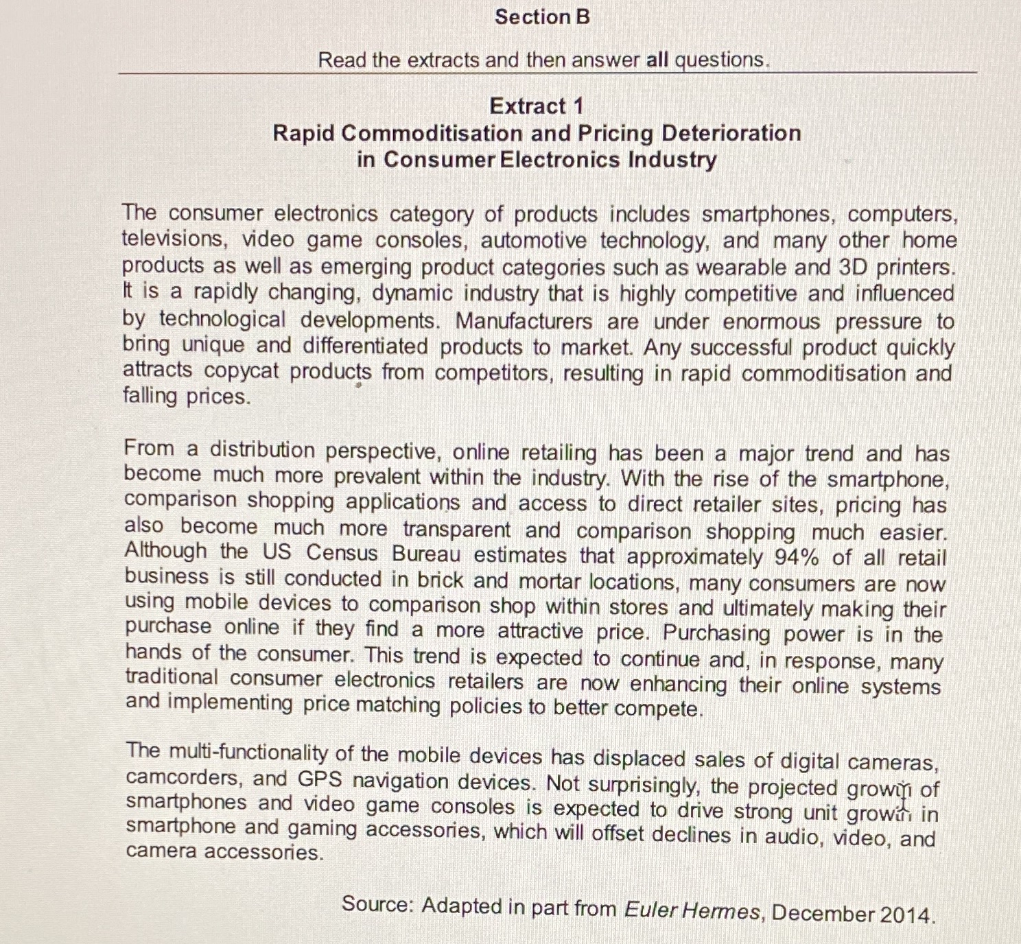 Using demand-and-supply analysis, consider how the 'multi functionality of the mobile services'