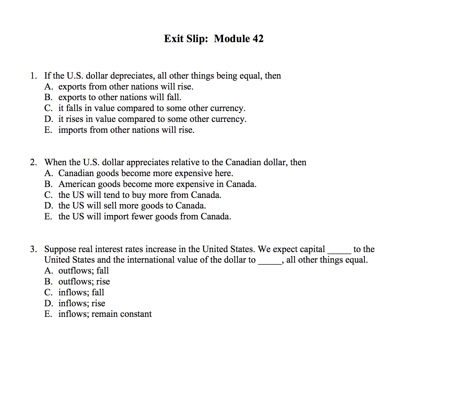 United States exports $150 billion of goods and services and imports $100