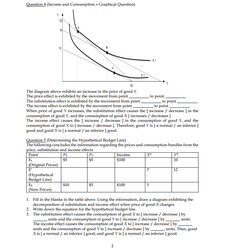 two large, clear graphs (one for each question) for this quiz, and