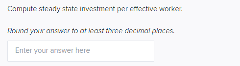 state, what is the growth rate of output per worker (Y /