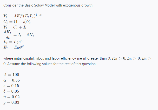 answer hereCompute steady state investment per effective worker. Round your answer to