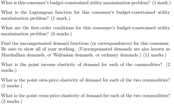 answer the first three if you do not want to Consider a