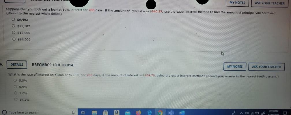 interest, for 84 months. Use the formula MV = P+1. O $1,418.75