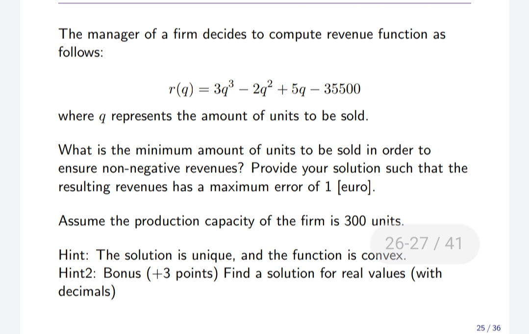 I need to solve it in excel VBA I have several doubts
