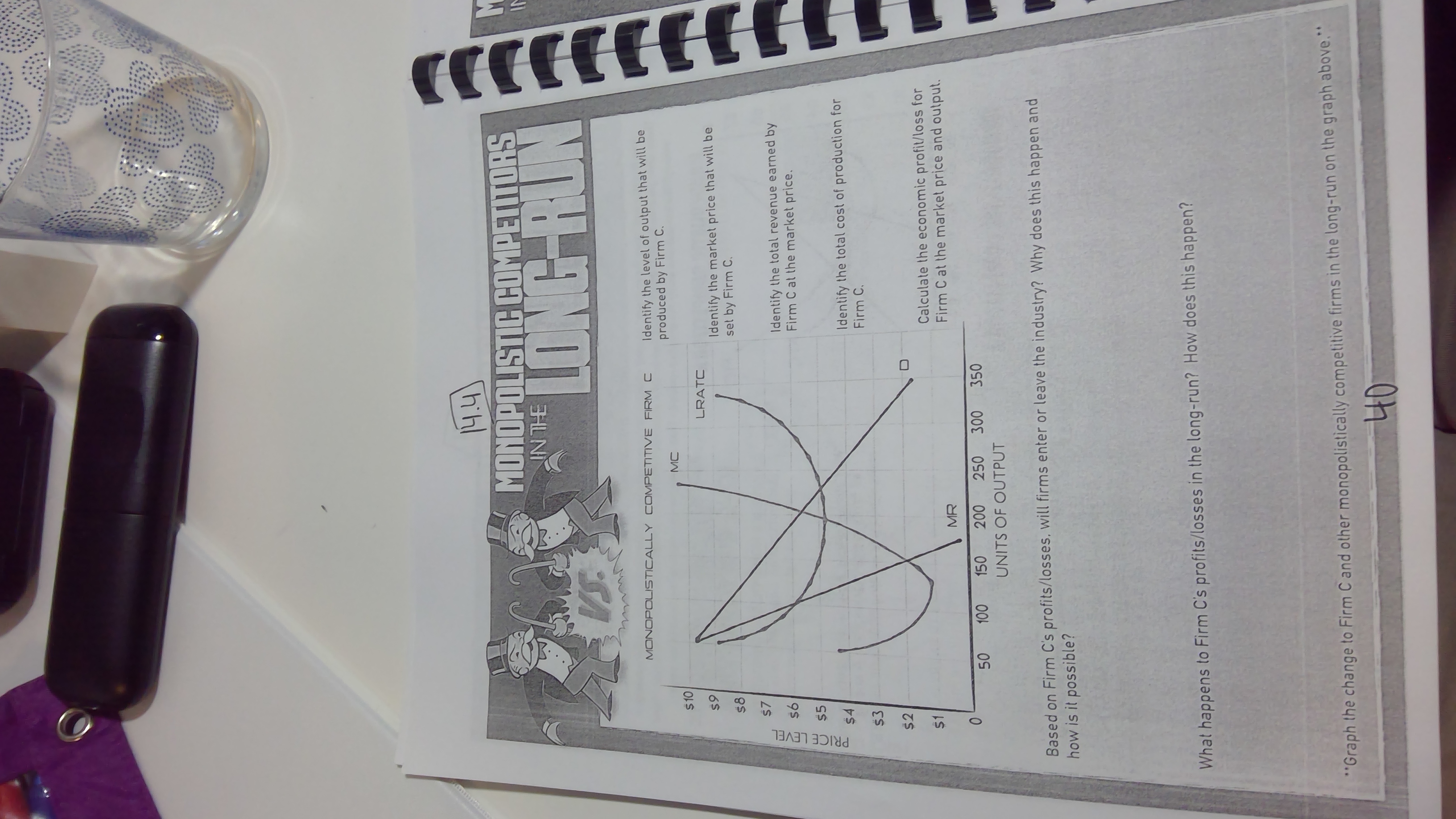 COMPETITORS MANY. VARIOUS SIZED FIRMS Explain why the demand curve for a