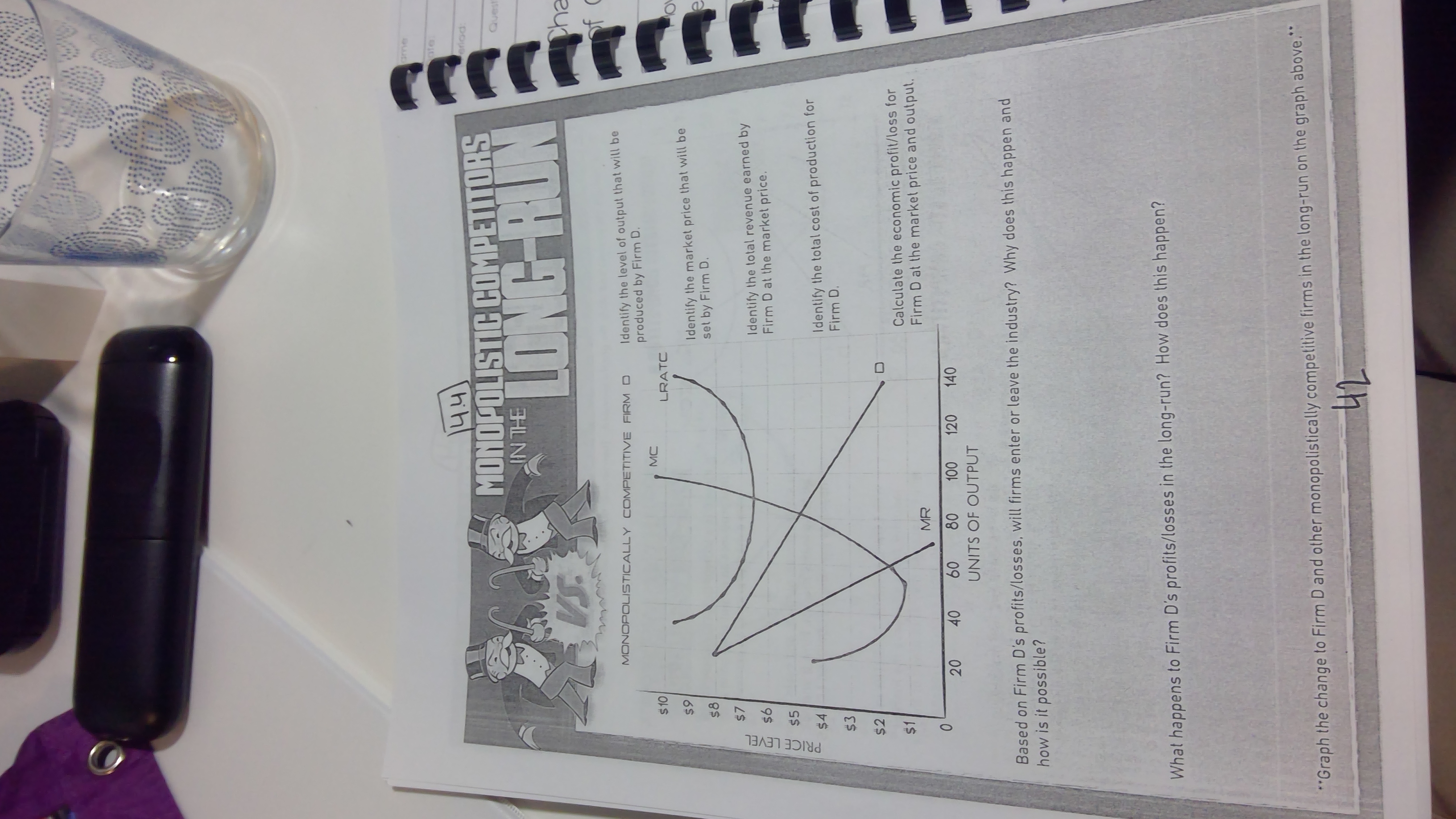 monopolistically competitive firm would FIRMS ARE "PRICE MAKERS" be more ELASTIC than