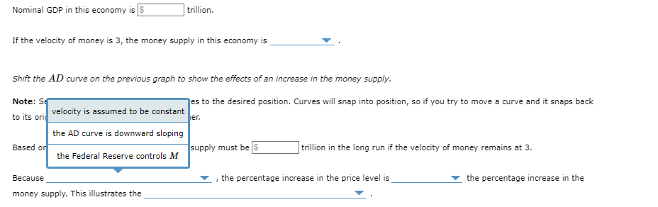 is the velocity of money, P is the economy's price level, and