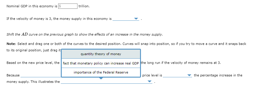 demand (AD) and aggregate supply (AS) curves in a hypothetical economy. 18