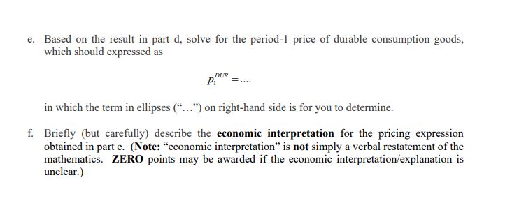 framework, the representative consumer's utility function is U(G, C2, C ,C2 )
