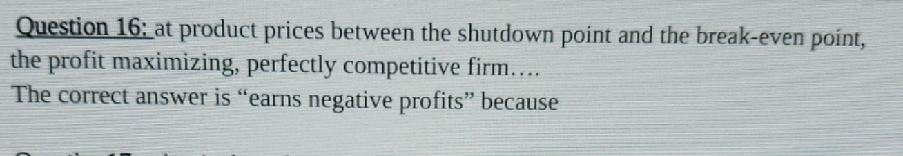 Been stuck on this for a while. Question 16: at product prices