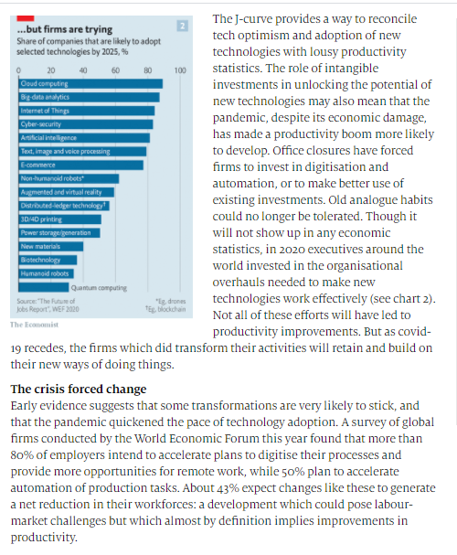 to be pessimistic about the prospects of productivity growth in the coming