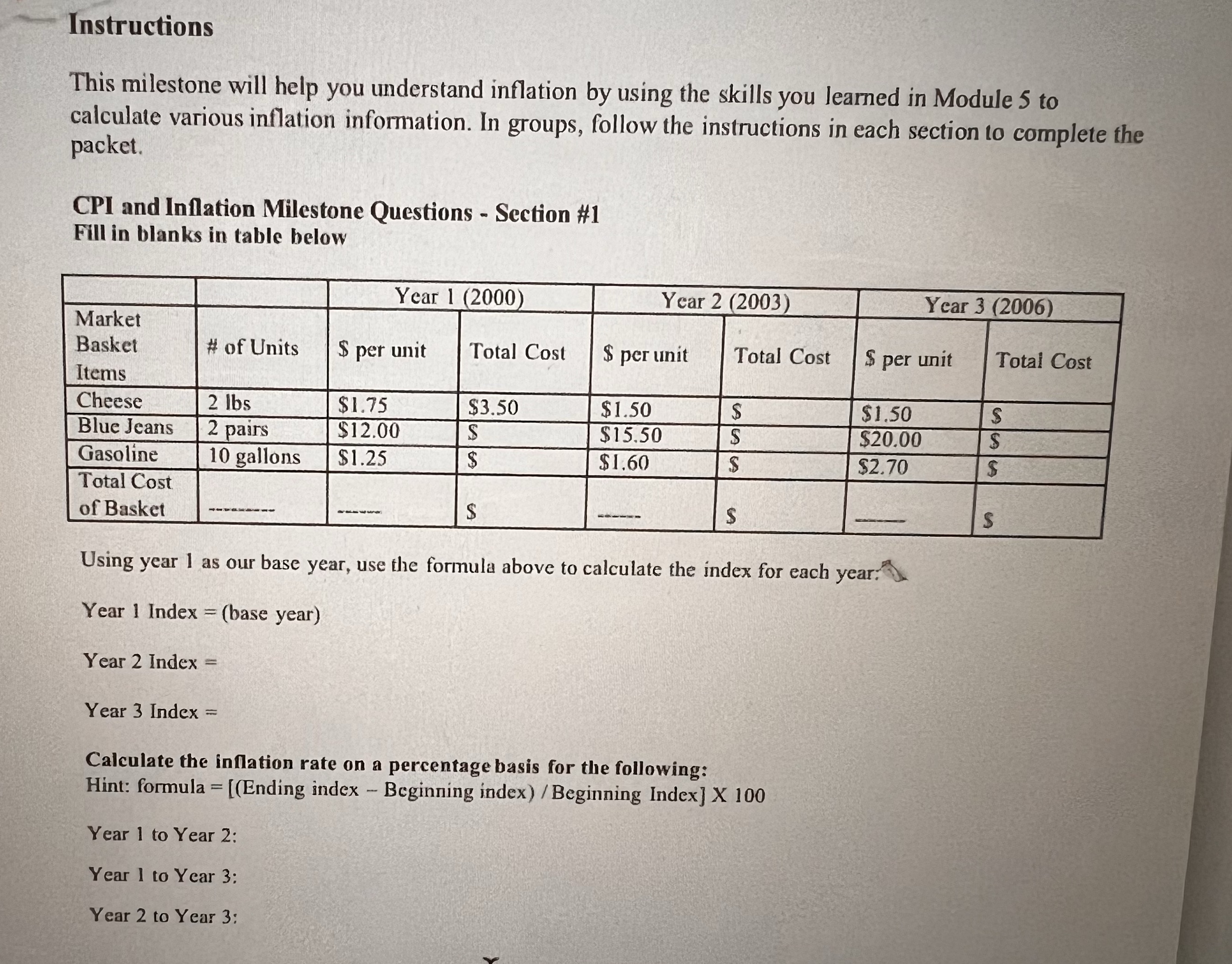 Can someone help me with this?! Instructions This milestone will help you
