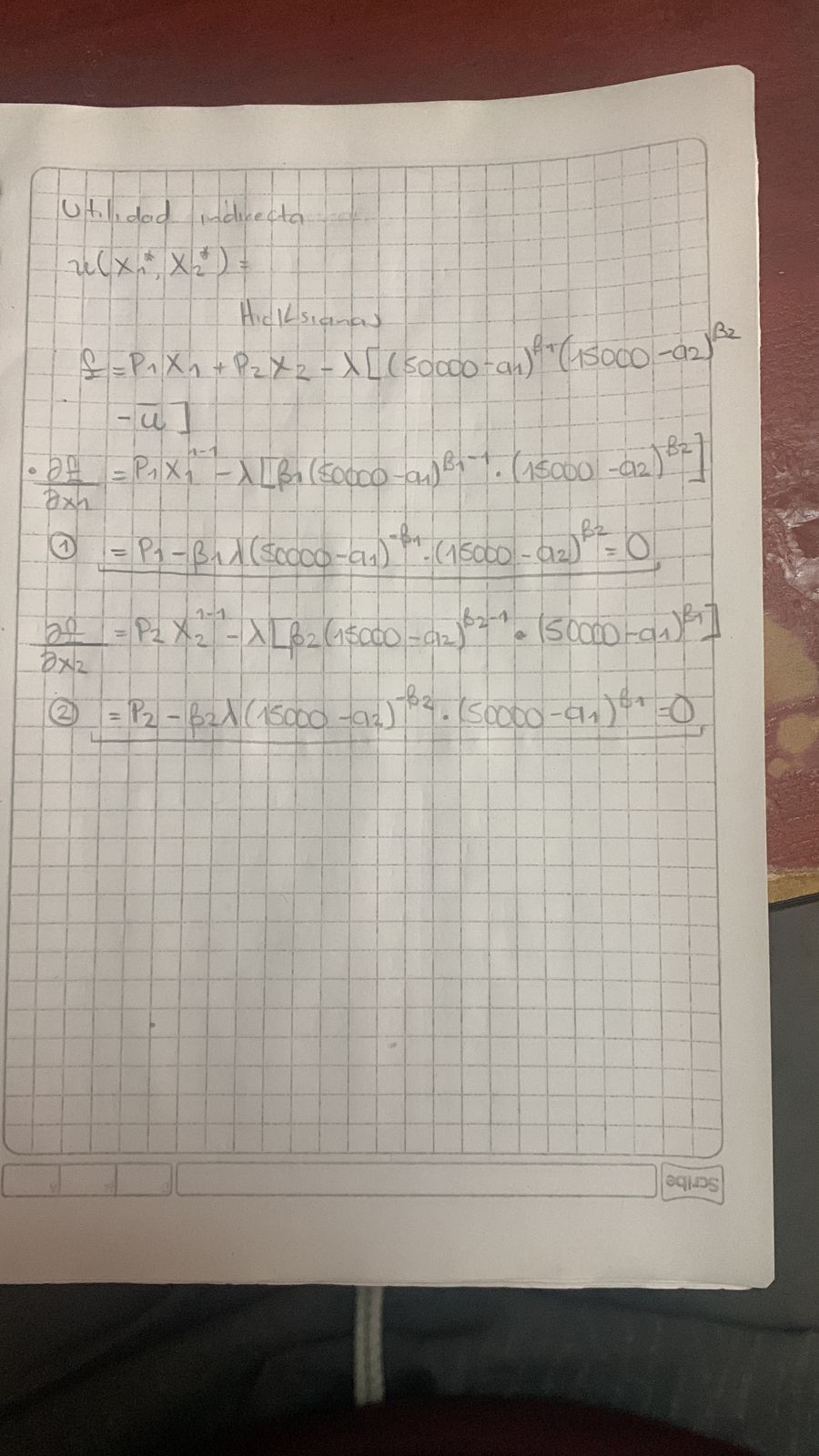 - a;) (x2 - 02)62 Where X1 is the demand for movie