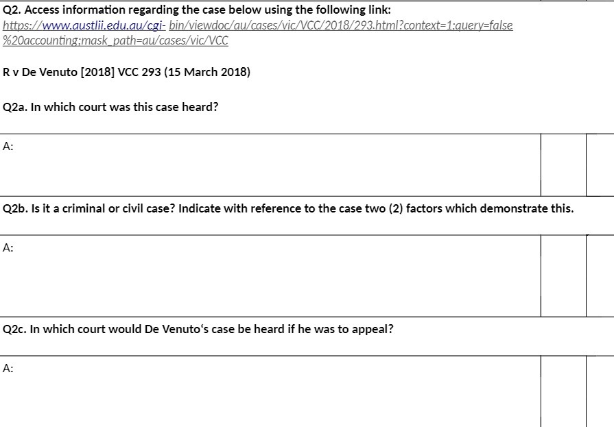 Q2. Access information regarding the case below using the following link: