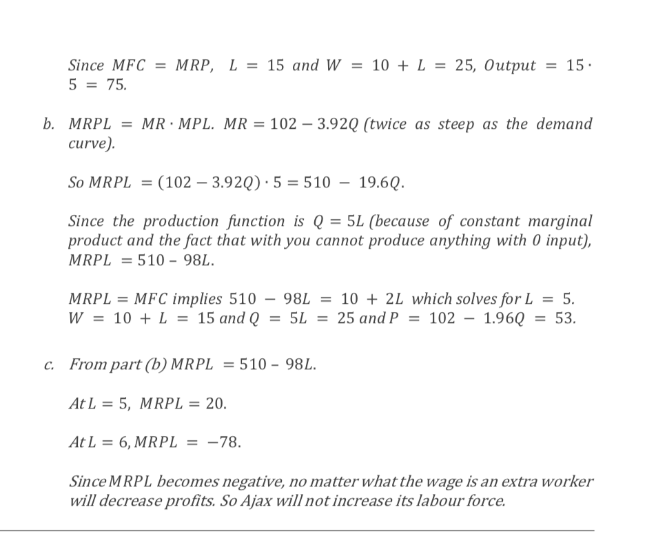 by step and address all the questions, thanks The Ajax Coal Company