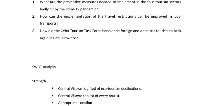  1. What are the preventive measures needed to implement in the