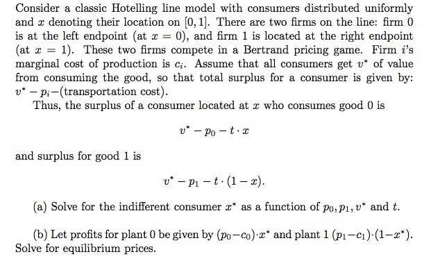 have to select from one of two competing technologies. The rival always