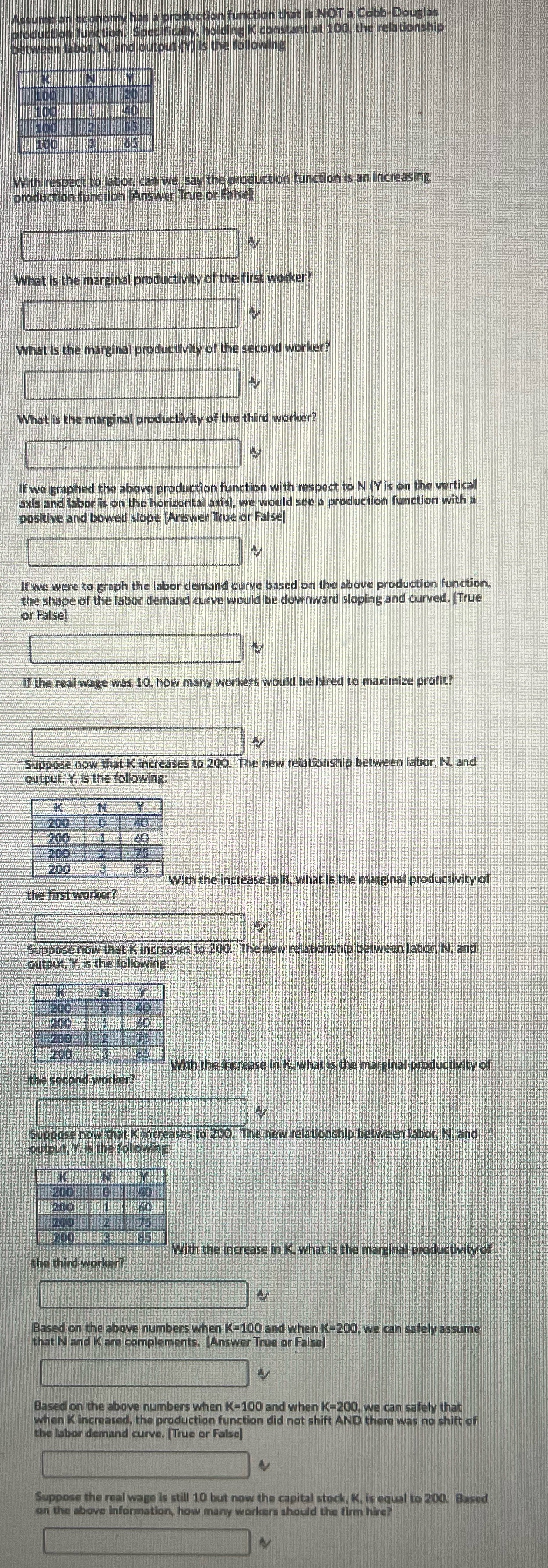 There is no missing info- just a long question. I'm stumped- thanks