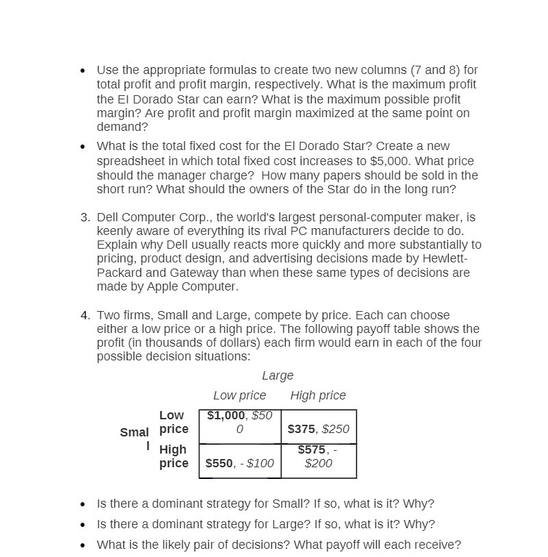  . Use the appropriate formulas to create two new columns (7