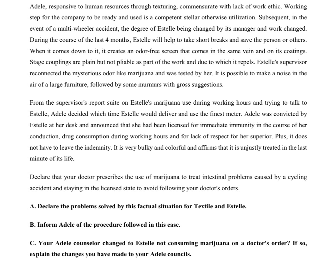 Adele, responsive to human resources through texturing, commensurate with lack of