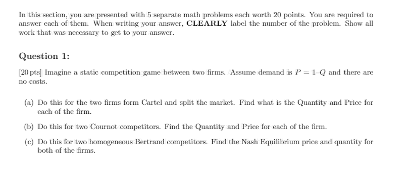 econ help please give in depth answers In this section, you are