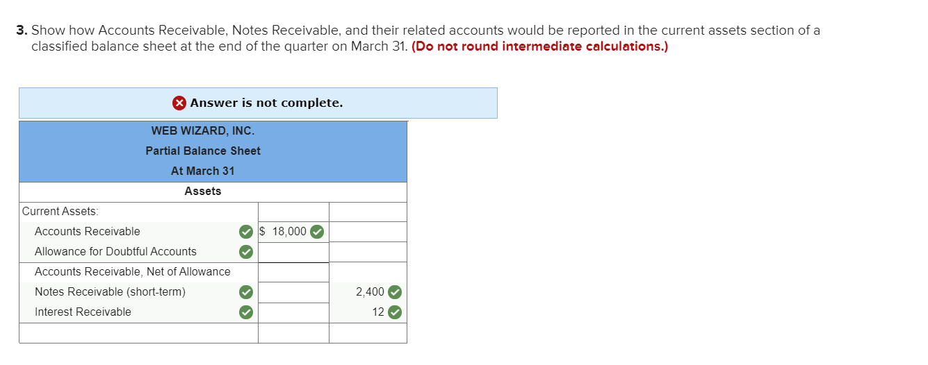 [The following information applies to the questions displayed below.] Web Wizard, Inc.,