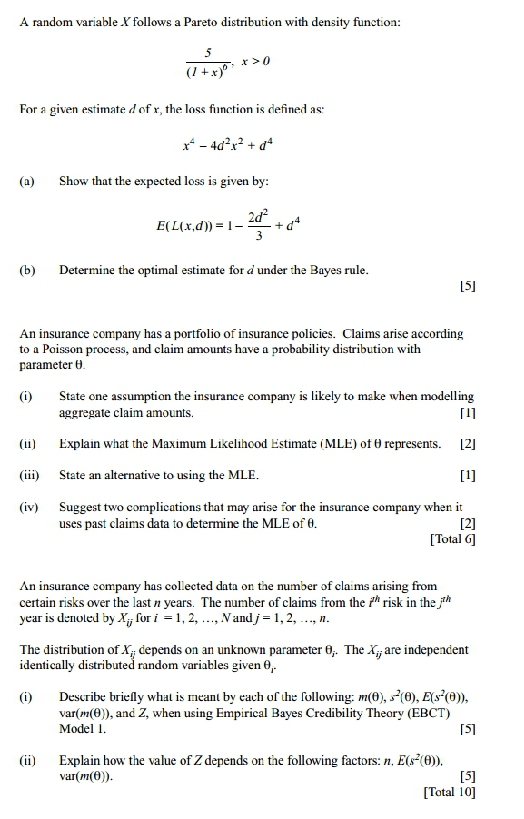 Address all the questions please. Thanks A random variable \\ follows a