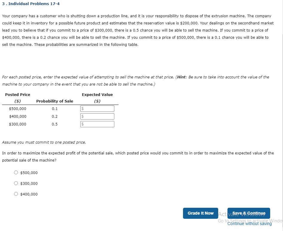 CAN YOU PLEASE SOLVE PROBLEM WITH ANSERS THANK YOU SO MUCH! 3