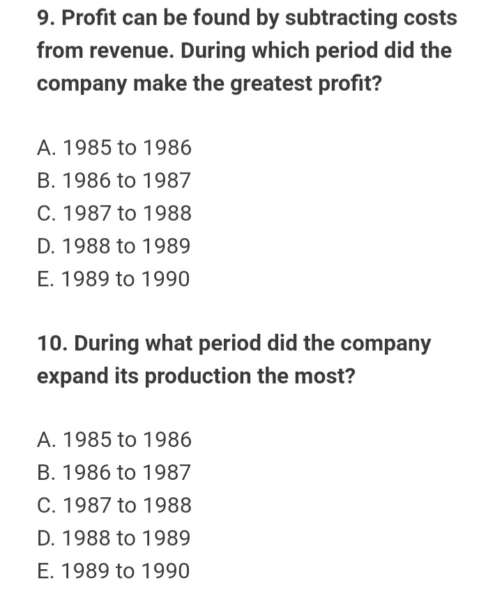 explanation most needed please thankyou 9. Prot can be found by subtracting