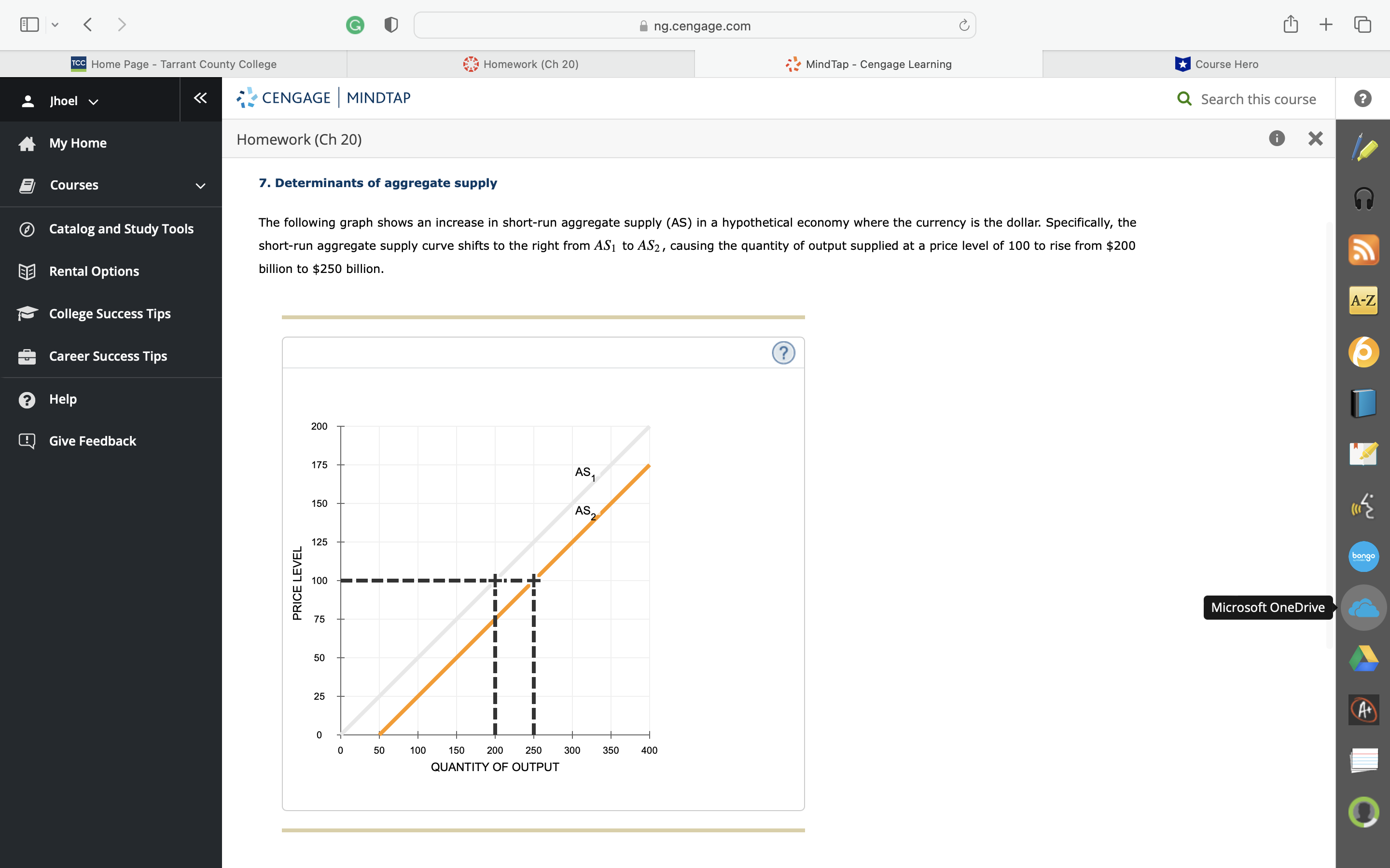 QUESTION 1 v > G ng.cengage.com C + cc Home Page -