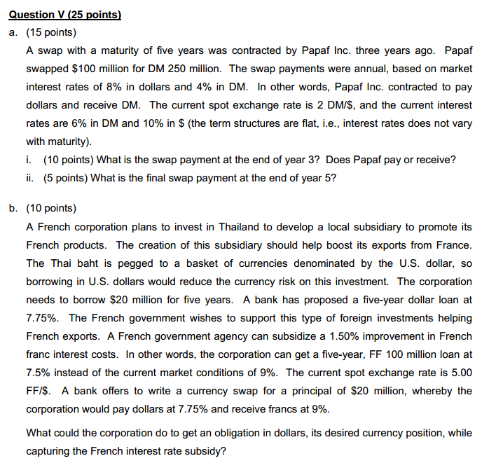 at the current spot exchange rate of AUD/$ 2.00. The interest rates